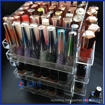 Acrylic Rotating Beauty Care Nail Polish Spinning Organizer